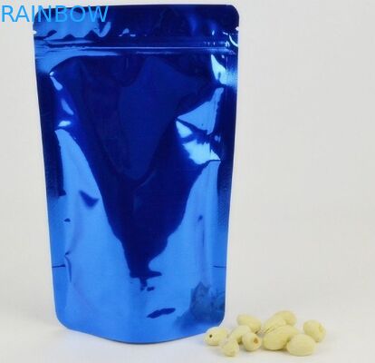 Les sacs zip-lock simples adaptés aux besoins du client de papier d'aluminium/tiennent l'emballage de poche d'aluminium