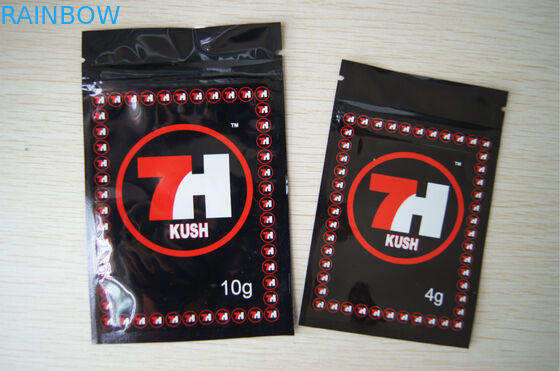 Emballage de fines herbes d'encens de pot-pourri de papier d'aluminium avec l'entaille de tirette et de larme