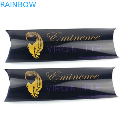 Emballage imprimé par coutume de boîte de papier d'extension de cheveux, boîte de papier d'extension de cheveux