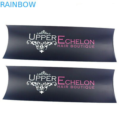 Emballage imprimé par coutume de boîte de papier d'extension de cheveux, boîte de papier d'extension de cheveux