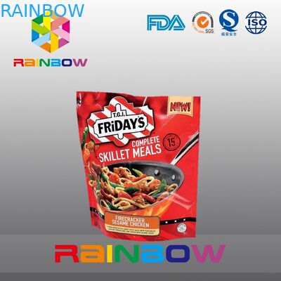 Sachets en matière plastique zip-lock debout d'individu de catégorie comestible empaquetant le sac de cornue