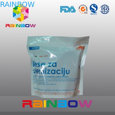 Sachets en matière plastique zip-lock debout d'individu de catégorie comestible empaquetant le sac de cornue