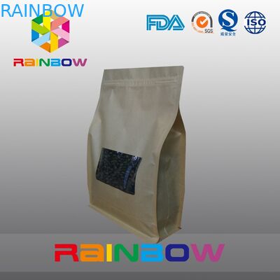 La poche latérale de café de joint du papier d'emballage 8, le gousset inférieur met en sac l'emballage rôti de grain de café
