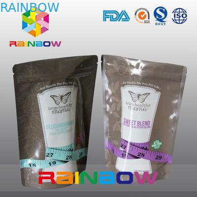 L'ANIMAL FAMILIER/PE laminatied l'individu matériel tenant l'emballage de sucrerie de sachet en matière plastique