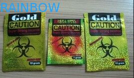 La coutume a imprimé des sacs de pot-pourri de sachets en plastique de fermeture éclair/épice de CATION