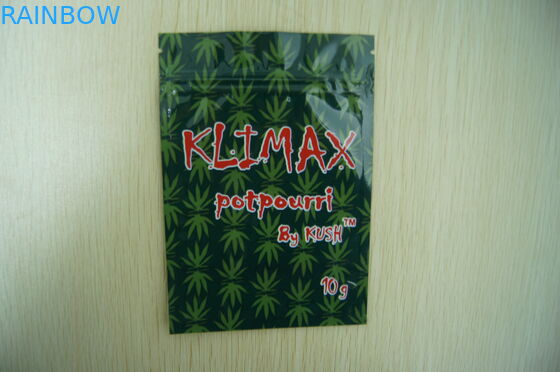L'encens de fines herbes de pot-pourri de fraise et de myrtille de Klimax 10g met en sac l'emballage zip-lock