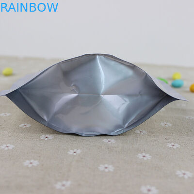 Sachets en matière plastique de poche zip-lock argentée debout de papier d'aluminium d'individu empaquetant pour des graines de quinoa