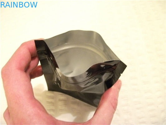 Sac zip-lock non imprimé brillant de Mylar de 10 x 15 plaines pour des capsules empaquetant la poche avec le zip-lock