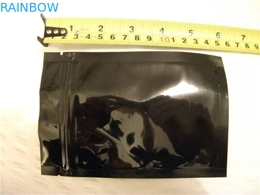 Sac zip-lock non imprimé brillant de Mylar de 10 x 15 plaines pour des capsules empaquetant la poche avec le zip-lock