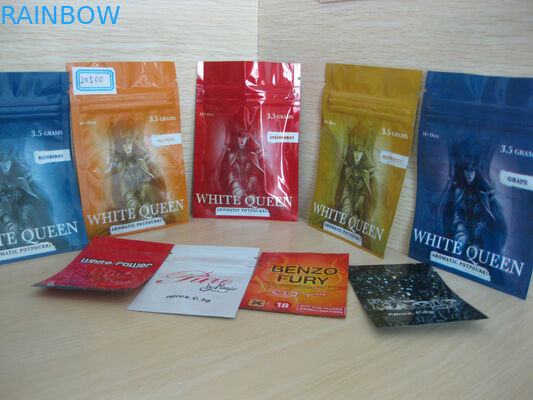 L'emballage de fines herbes zip-lock d'encens de papier d'aluminium/tabac sans fumée/le tabac de mastication met en sac