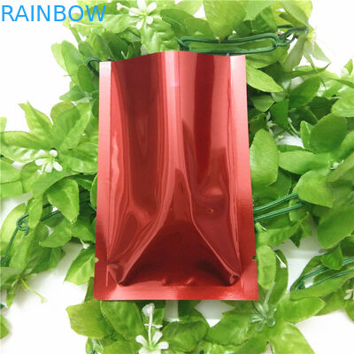 Le zip-lock de Mylar imprimé par coutume met en sac le sac rouge de Mylar avec la taille de support pour l'emballage de stockage de nourriture