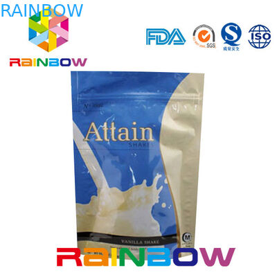 Poche recyclable d'emballage de thé noir, sacs zip-lock debout d'emballage de thé d'individu de tirette