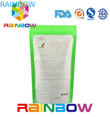 Le zip-lock adapté aux besoins du client d'emballage de sac de casse-croûte pour l'empaquetage de graines tiennent le gousset inférieur