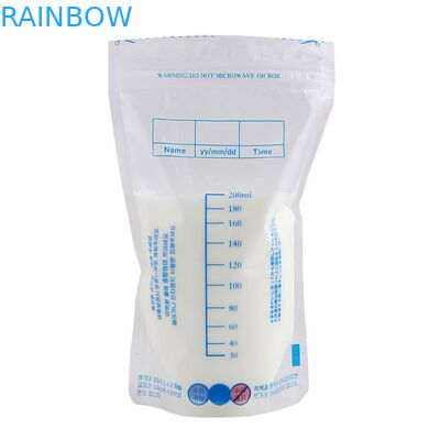 Poche d'emballage de lait maternel et poche zip-lock de lait maternel de Doule d'anti fuite pour la maman