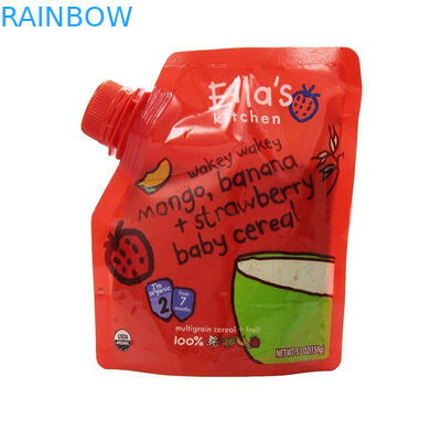 Les poches réutilisables BPA d'aliment pour bébé de Doypack libèrent avec le bec faisant le coin