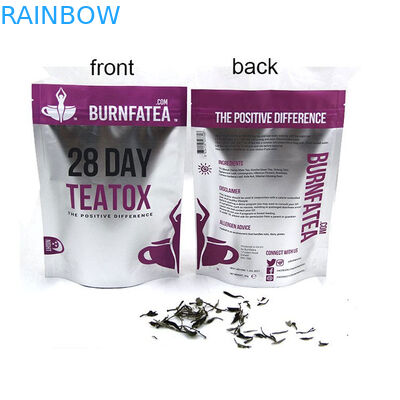 Emballage imprimé de sachet à thé de Mylat avec le zip-lock, thé refermable fait sur commande empaquetant le paquet de Doy