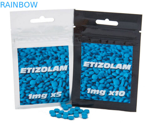 Emballage de poche de papier d'aluminium pour des granules d'Etizolam avec le trou de coup, tisane refermable d'encens de Doypack pacakging