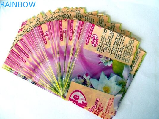 Labels qui respecte l'environnement de douille de rétrécissement enveloppe pour de shampooing de bouteille de PVC/ANIMAL FAMILIER rétrécissement