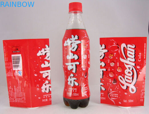 Le rétrécissement de corps de bouteille de boissons coupe d'enveloppe gaine de labels de PVC/ANIMAL FAMILIER rétrécissement