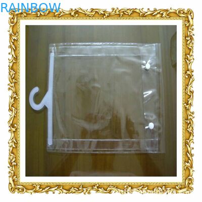 Sachets en matière plastique rescellables empaquetant pour des vêtements de sous-vêtements/d'hommes avec l'affichage de cintre