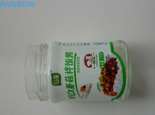 Labels imperméables de rétrécissement de la chaleur de PVC pour la bouteille en verre de fromage de Beancurd de sauce