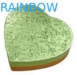 boîte de papier réutilisée par luxe ecorative de cadeau, boîte de Livre vert pour le chocolat