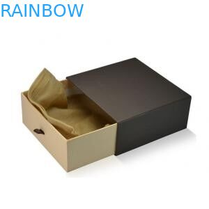 La forme de coeur a réutilisé l'emballage de boîte de papier de cadeau, taille adaptée aux besoins du client crème de boîte de papier de Brown