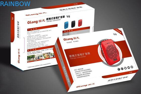 Caisse d'emballage ondulée de papier imprimée par couleur d'expédition pour l'appareil électronique