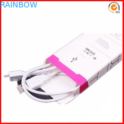 Boîte pliante d'emballage de chargeur de voiture d'emballage de boîte de papier avec le logo imprimé