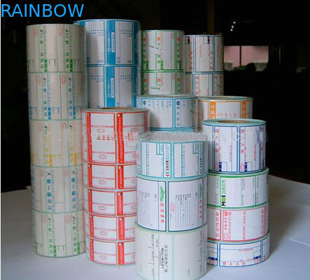 Labels séquentiels de promotion de Digital/autocollant de papier imprimé adapté aux besoins du client en petit pain