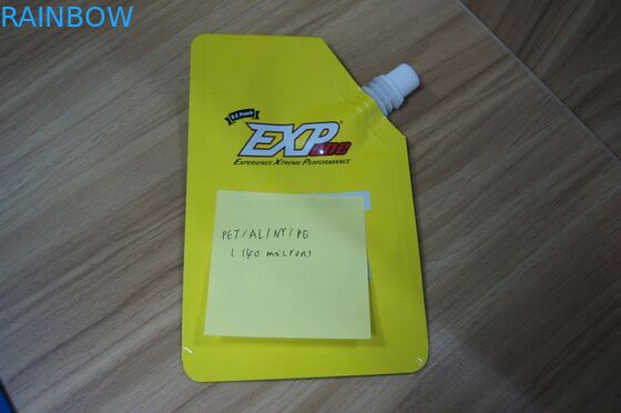 Stratifié tenez l'emballage de poche de bec avec le sac latéral d'emballage d'huile de graissage de bec