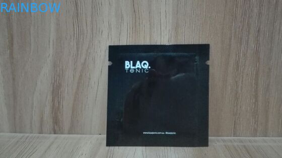 le petit joint de poignée de 5cm x de 5cm met en sac la couleur noire pour l'emballage de poudre d'épice