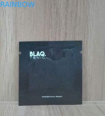 le petit joint de poignée de 5cm x de 5cm met en sac la couleur noire pour l'emballage de poudre d'épice