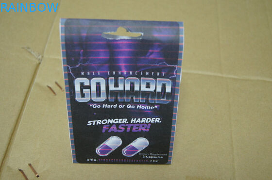 Pilule de sexe de panthère noire/Sporttape/emballage de boîte de papier bande de câble et boursouflure accrochante