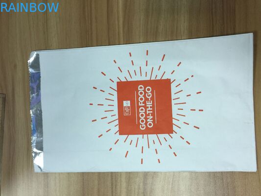 Aluminium rayé de papier d'emballage à l'intérieur de conception adaptée aux besoins du client par sacs d'emballage de poulet rôti