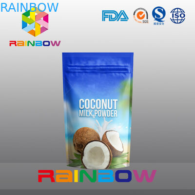 Poudre de collagène/emballage pur de poche de papier d'aluminium de lait en poudre de chèvre avec la tirette