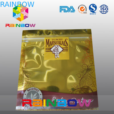 L'anti sac statique d'or/Esd protégeant les produits électroniques Zipper la coutume de sac