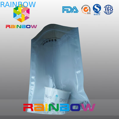 Charge statique adaptée aux besoins du client d'avant d'espace libre de logo anti protégeant le poly sac avec la tirette pour l'appareil électronique