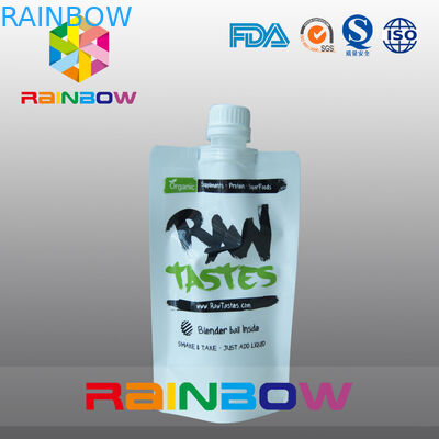 Blanc tenez l'emballage de poche de bec pour la confiture crue/nourriture liquide/potable