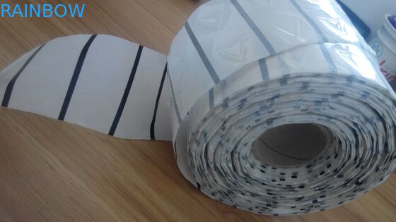 Labels tactiles faits sur commande de douille de rétrécissement d'étiquette de mise en garde d'homme aveugle avec le petit pain pour la bouteille