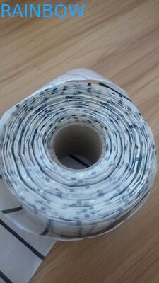 Labels tactiles faits sur commande de douille de rétrécissement d'étiquette de mise en garde d'homme aveugle avec le petit pain pour la bouteille