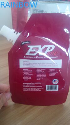 Le sachet en plastique liquide rouge d'emballage de FDA/flexibles standard tiennent la poche de bec