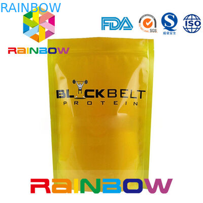 Brillant tenez-vous complète le sac à poudre de serrure de fermeture éclair d'emballage de poche de papier d'aluminium