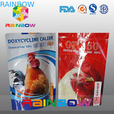 La coutume votre propre logo tiennent la poche de stockage d'animal familier/nourriture de Tukey avec la tirette