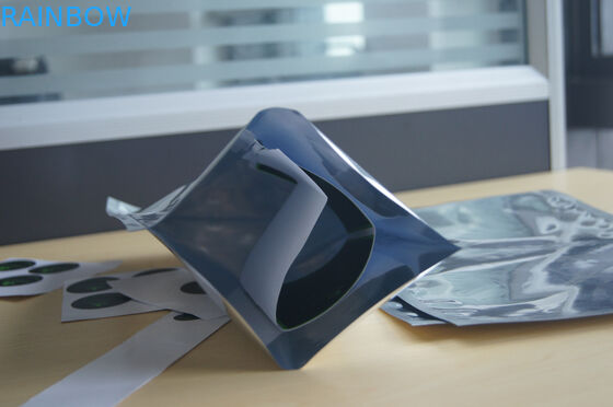 poche de papier d'aluminium de 20x30cm empaquetant le joint supérieur du joint trois de sac latéral de papier d'aluminium