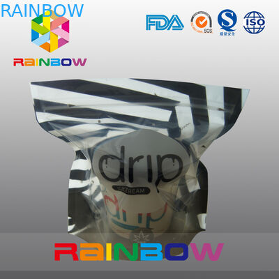 Les rayures de zèbre tiennent le sac d'égouttement de Noni, poche composée élégante de Mylar