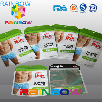 Poche zip-lock d'aluminium de Mylar pour l'emballage de cadeau/habillement/sac zip-lock de Noni/le sachet en plastique de sous-vêtements