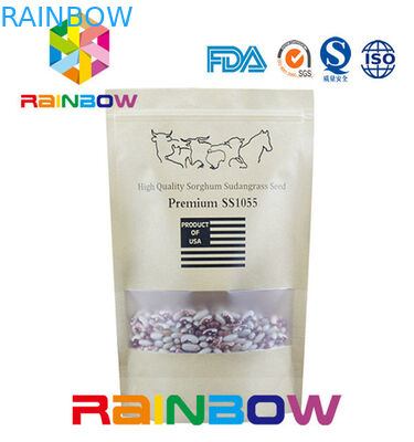 La catégorie comestible tiennent le sac de tirette pour les frites de noix de coco/aliment pour animaux familiers/casse-croûte/biscuit