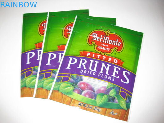 Sachets en matière plastique ouverts faciles empaquetant le sac de serrure de fermeture éclair de papier d'aluminium