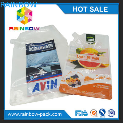 En plastique réutilisables adaptés aux besoins du client tiennent la poche de compression pour l'aliment pour bébé/jus/soupe